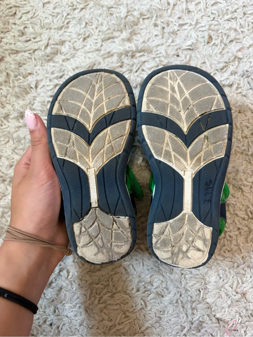 Kids Green Knit Active Shoes - Breathable Slip-On
